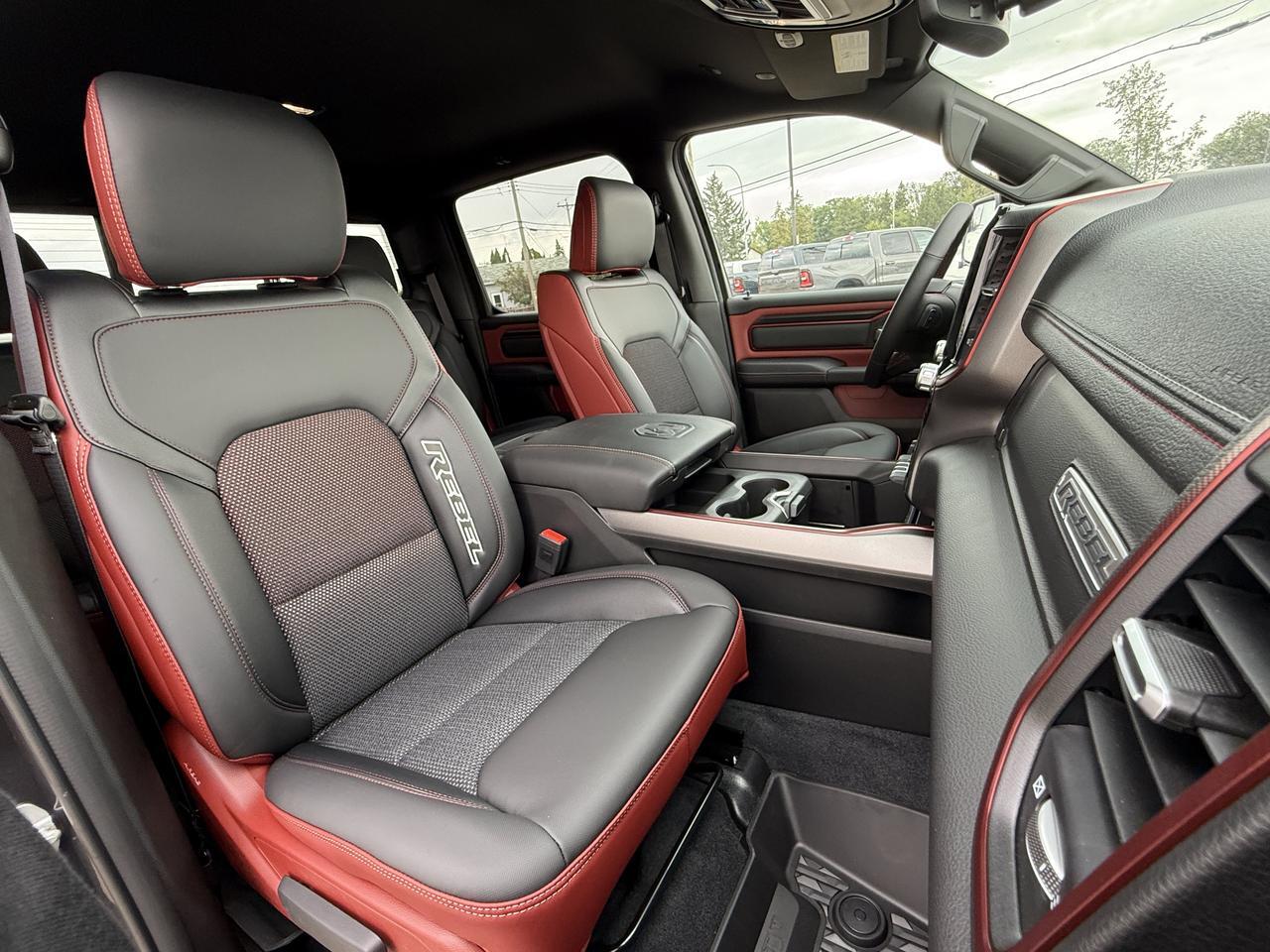 2026 Ram 1500 Rebel Crew Cab 4x4 | 3L Hurricane | Black Red Interior | NAV | 12IN Display | Heated Seats Redwater AB