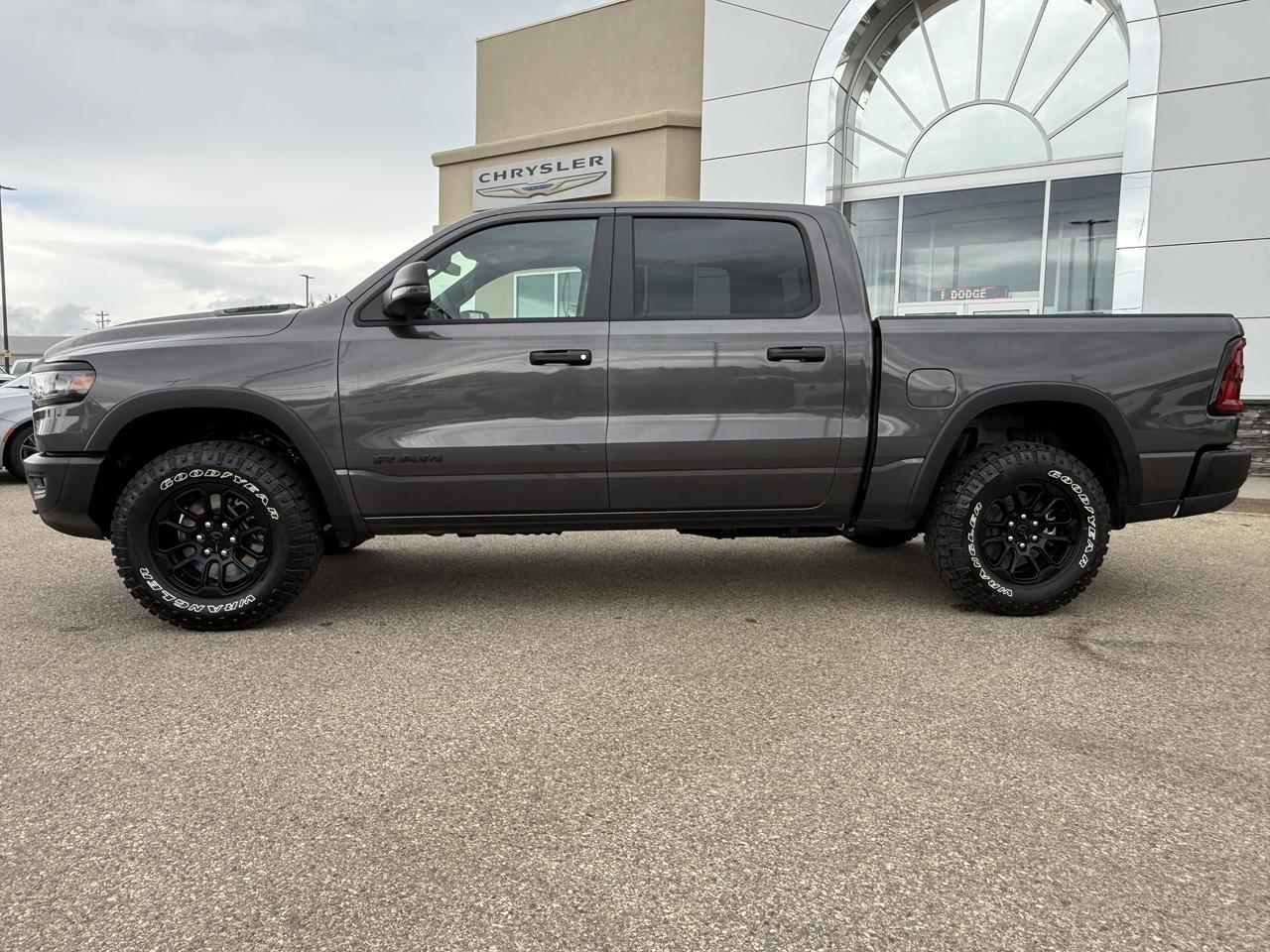 2026 Ram 1500 Rebel Crew Cab 4x4 | 3L Hurricane | Black Red Interior | NAV | 12IN Display | Heated Seats Redwater AB