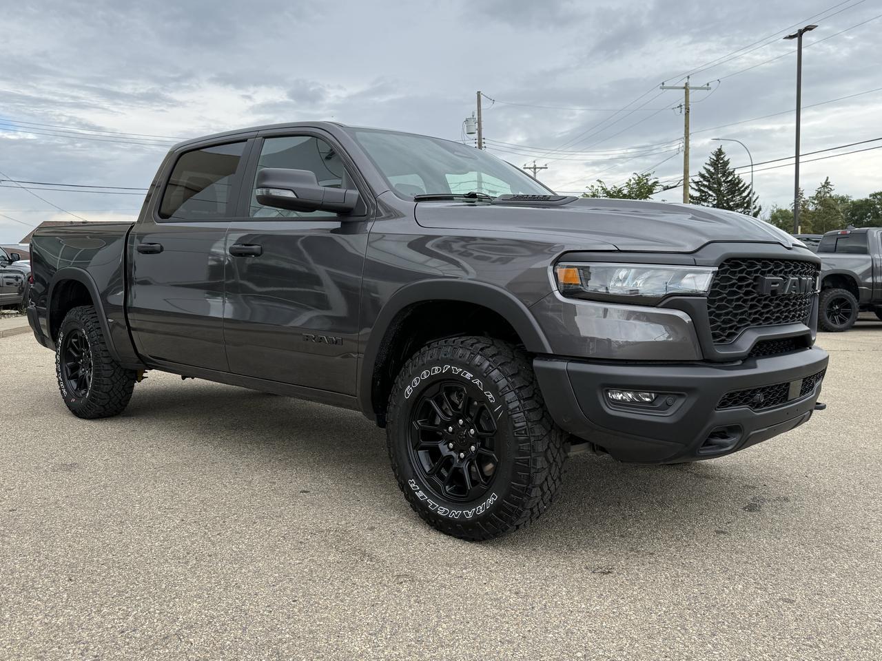 2026 Ram 1500 Rebel Crew Cab 4x4 | 3L Hurricane | Black Red Interior | NAV | 12IN Display | Heated Seats Redwater AB