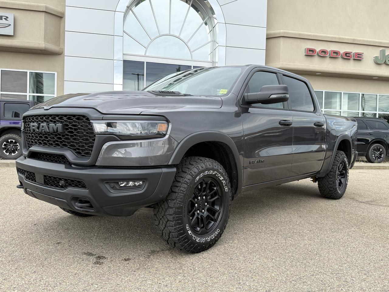 2026 Ram 1500 Rebel Crew Cab 4x4 | 3L Hurricane | Black Red Interior | NAV | 12IN Display | Heated Seats Redwater AB