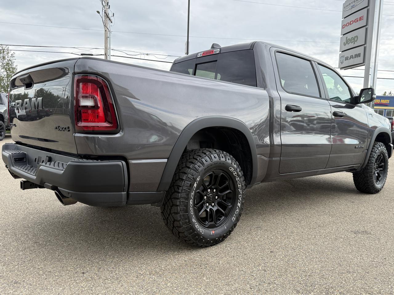 2026 Ram 1500 Rebel Crew Cab 4x4 | 3L Hurricane | Black Red Interior | NAV | 12IN Display | Heated Seats Redwater AB