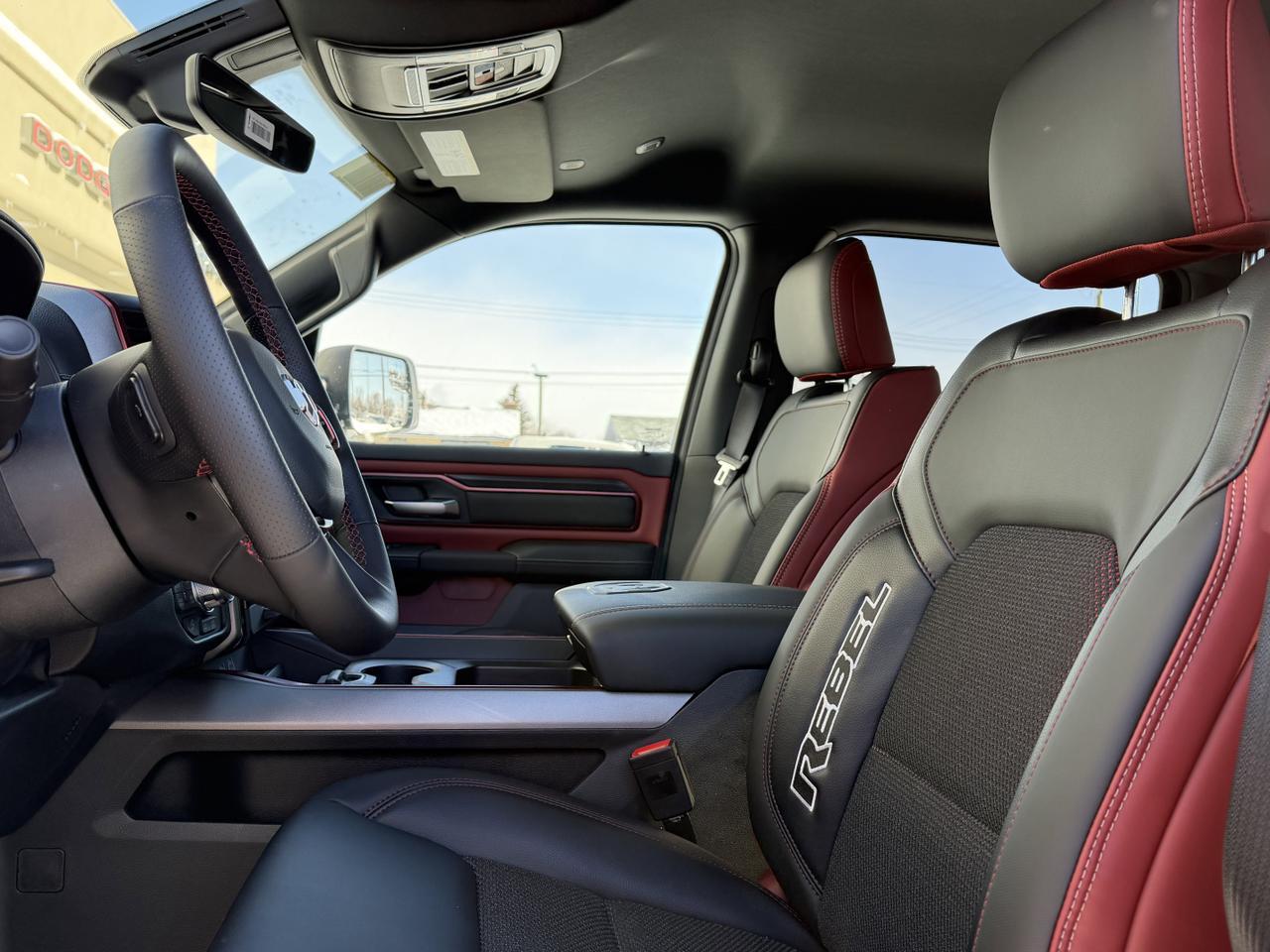 2026 Ram 1500 Rebel Crew Cab 4x4 | 3L Hurricane | Canyon Lake | 12IN Touchscreen | NAV | Remote Start | Sport Hood Redwater AB