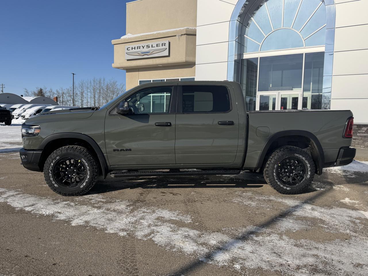 2026 Ram 1500 Rebel Crew Cab 4x4 | 3L Hurricane | Canyon Lake | 12IN Touchscreen | NAV | Remote Start | Sport Hood Redwater AB