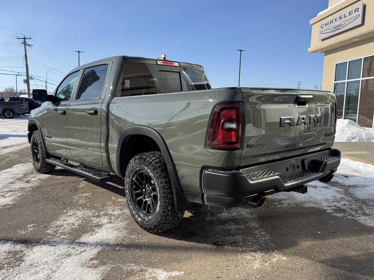 2026 Ram 1500 Rebel Crew Cab 4x4 | 3L Hurricane | Canyon Lake | 12IN Touchscreen | NAV | Remote Start | Sport Hood Redwater AB