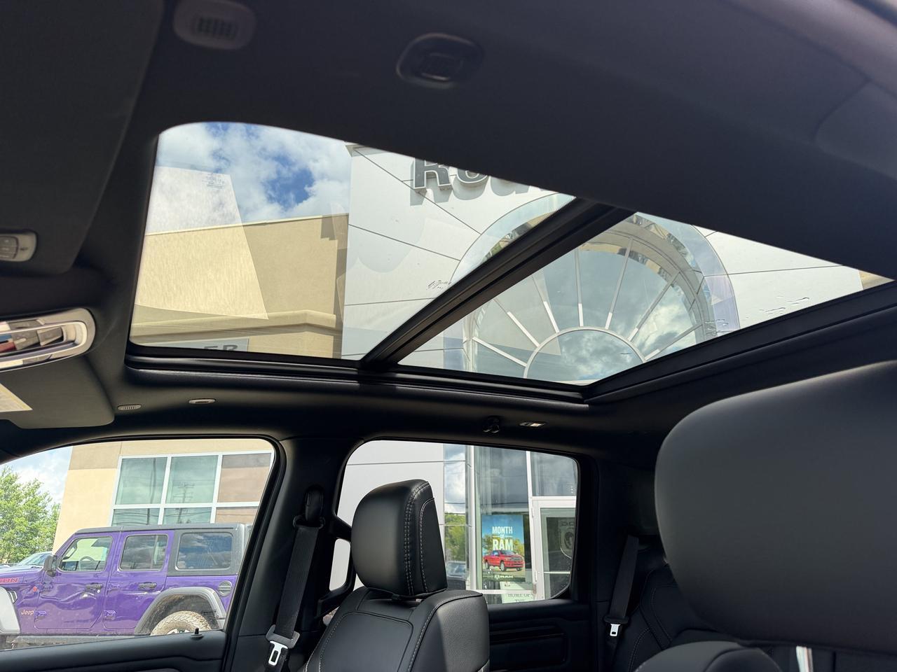 2026 Ram 1500 Rebel Crew Cab 4x4 | 3L Hurricane | Canyon Lake | Heated Vented Black Leather | NAV | Pano Sunroof Redwater AB