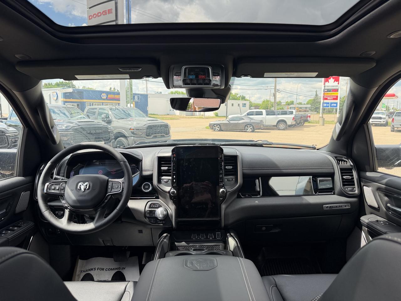 2026 Ram 1500 Rebel Crew Cab 4x4 | 3L Hurricane | Canyon Lake | Heated Vented Black Leather | NAV | Pano Sunroof Redwater AB