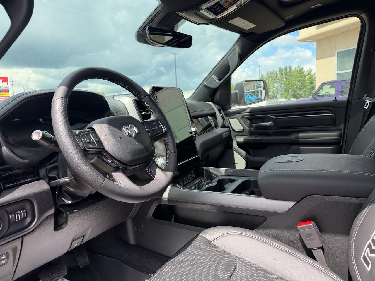 2026 Ram 1500 Rebel Crew Cab 4x4 | 3L Hurricane | Canyon Lake | Heated Vented Black Leather | NAV | Pano Sunroof Redwater AB