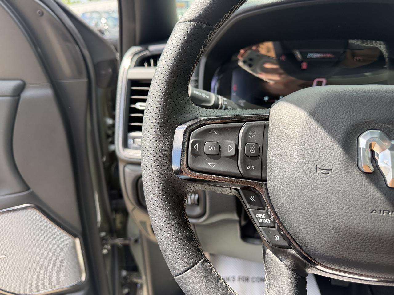 2026 Ram 1500 Rebel Crew Cab 4x4 | 3L Hurricane | Canyon Lake | Heated Vented Black Leather | NAV | Pano Sunroof Redwater AB