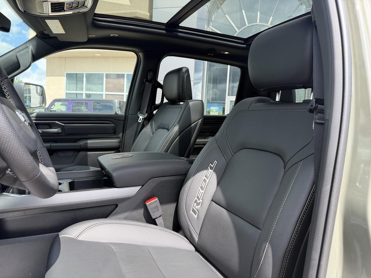 2026 Ram 1500 Rebel Crew Cab 4x4 | 3L Hurricane | Canyon Lake | Heated Vented Black Leather | NAV | Pano Sunroof Redwater AB
