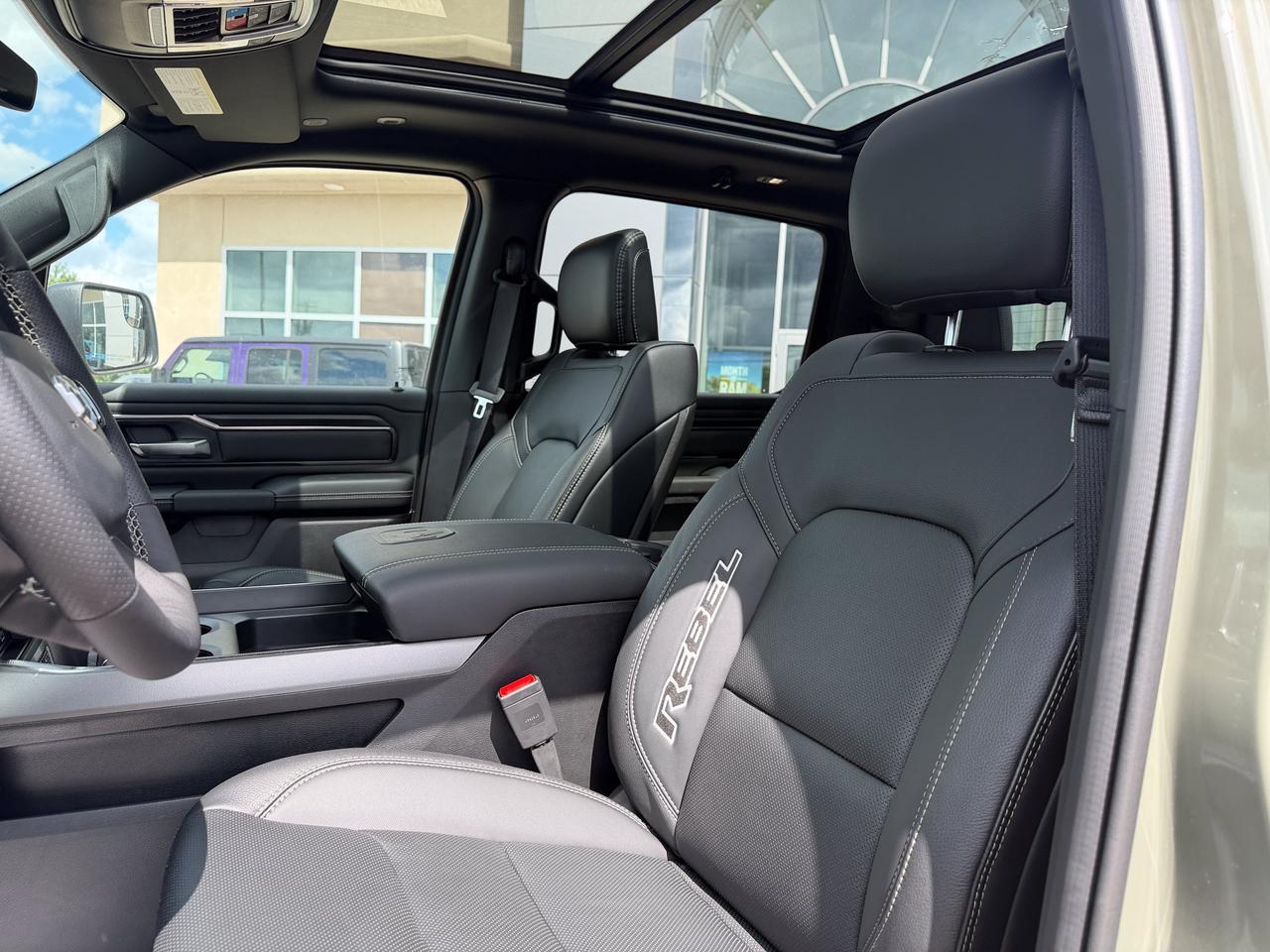 2026 Ram 1500 Rebel Crew Cab 4x4 | 3L Hurricane | Canyon Lake | Heated Vented Black Leather | NAV | Pano Sunroof Redwater AB