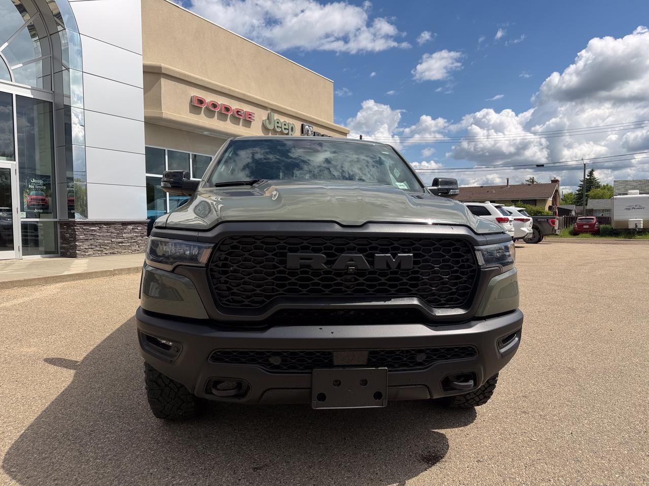 2026 Ram 1500 Rebel Crew Cab 4x4 | 3L Hurricane | Canyon Lake | Heated Vented Black Leather | NAV | Pano Sunroof Redwater AB