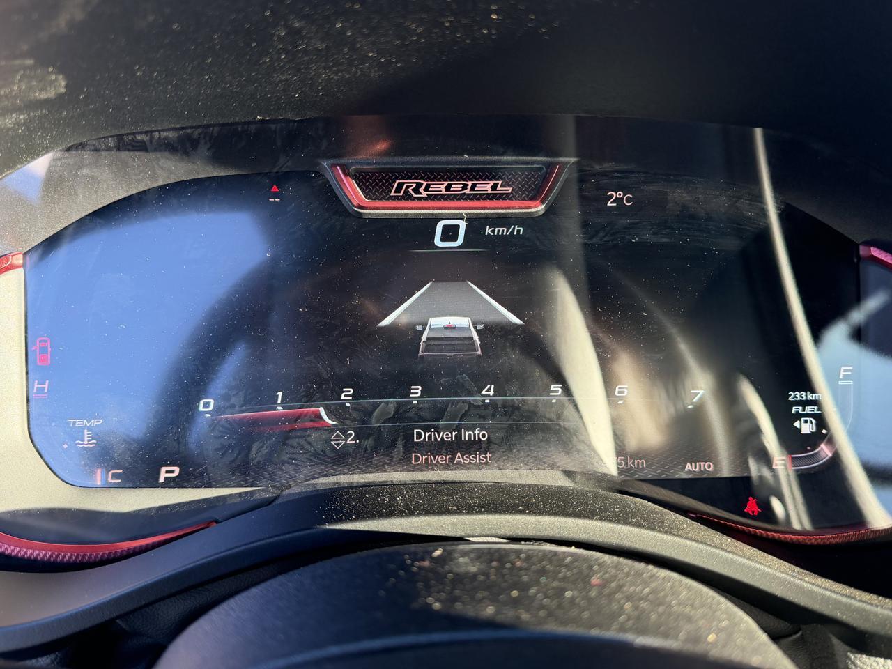 2026 Ram 1500 Rebel Crew Cab 4x4 | 3L Hurricane | Forged Blue | Remote Tailgate | Wireless Charging Pad Redwater AB