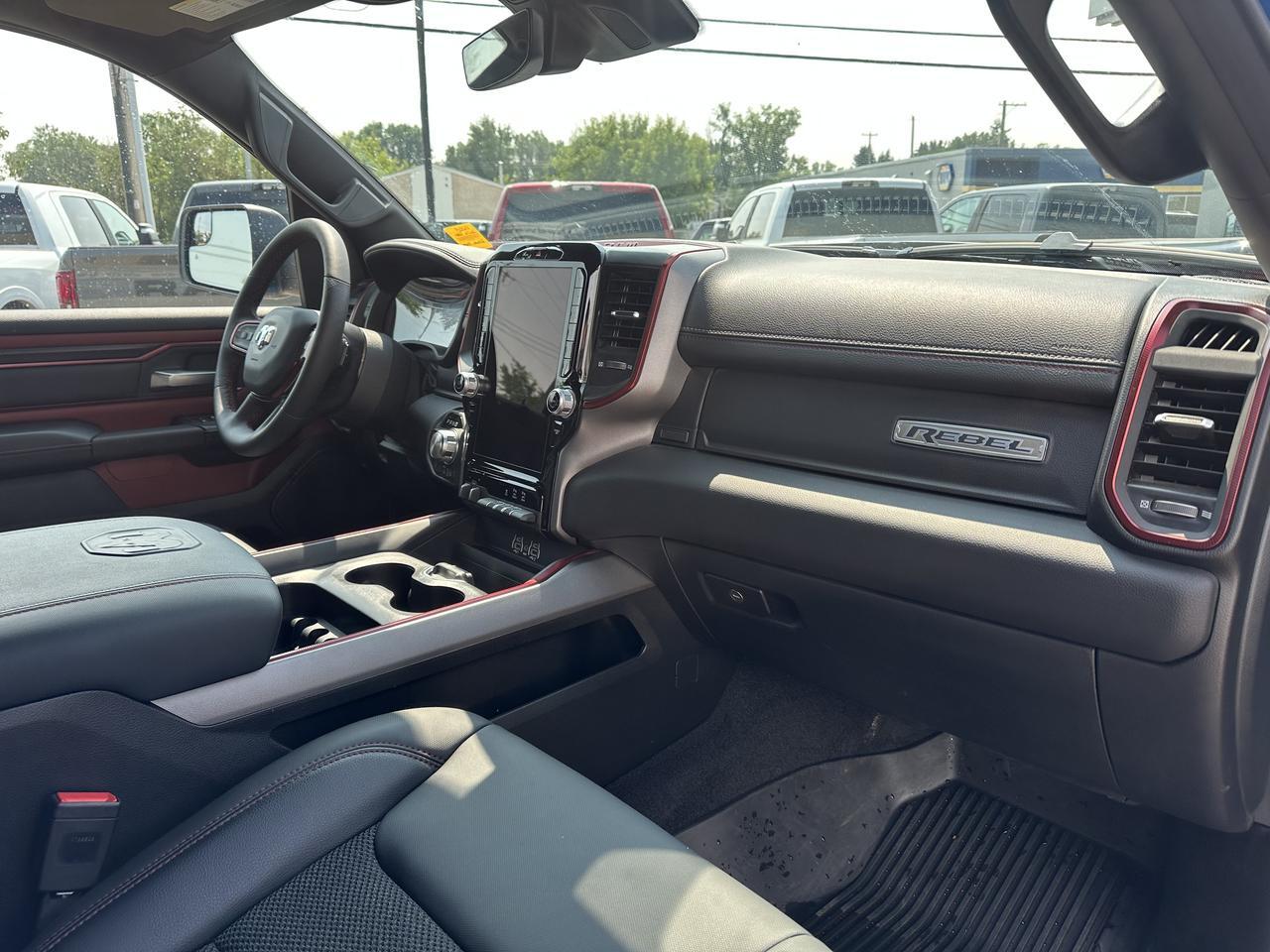 2026 Ram 1500 Rebel Crew Cab 4x4 | 3L Hurricane | Low KMs | Hydro Blue | NAV | 12IN Display | Heated Front Seats Redwater AB