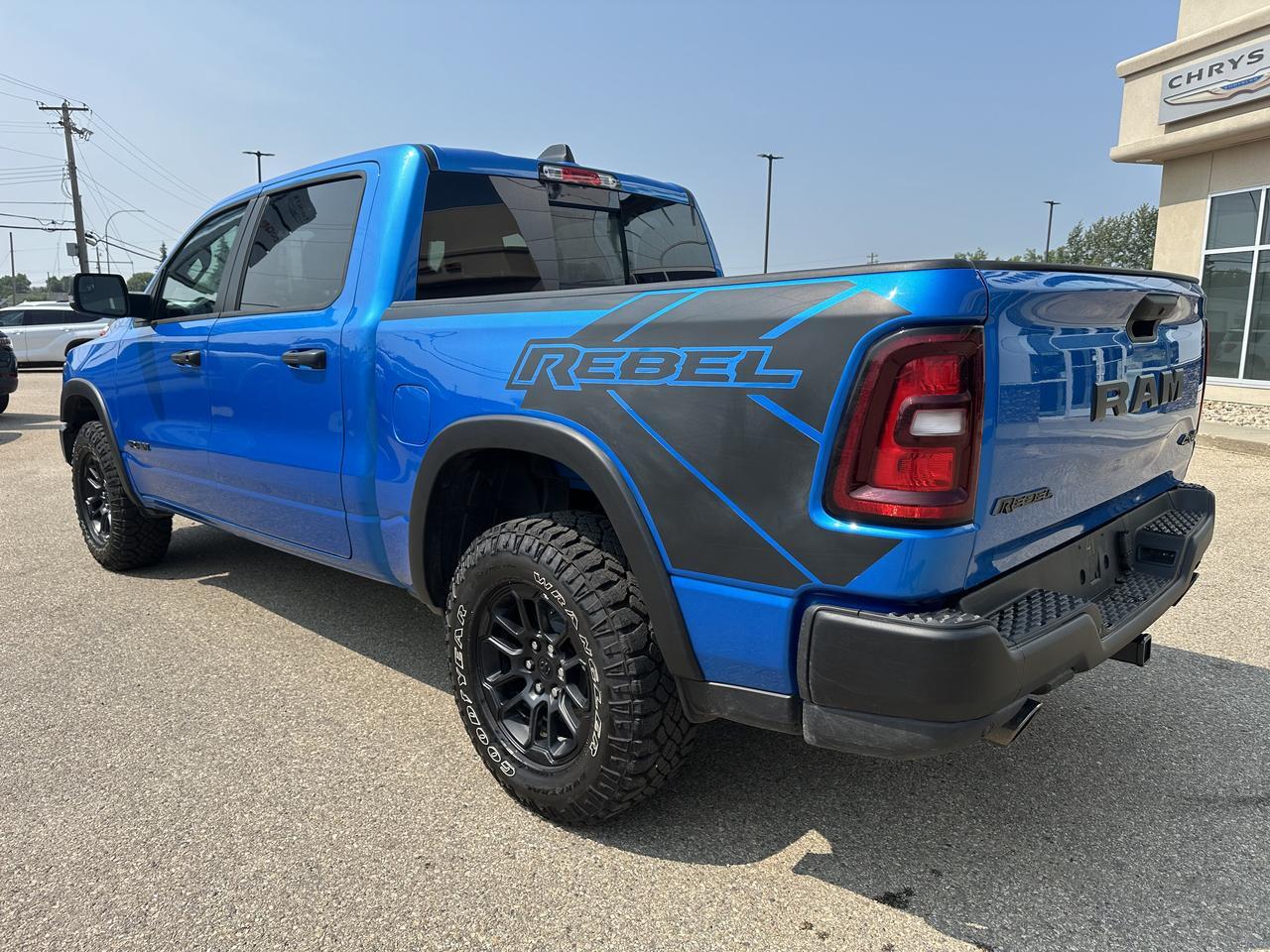 2026 Ram 1500 Rebel Crew Cab 4x4 | 3L Hurricane | Low KMs | Hydro Blue | NAV | 12IN Display | Heated Front Seats Redwater AB