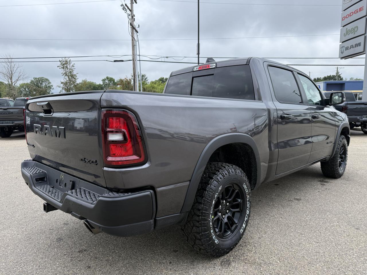 2026 Ram 1500 Rebel Crew Cab 4x4 | 3L Hurricane | NAV | Touchscreen | Heated Seats | Heated Steering Wheel Redwater AB