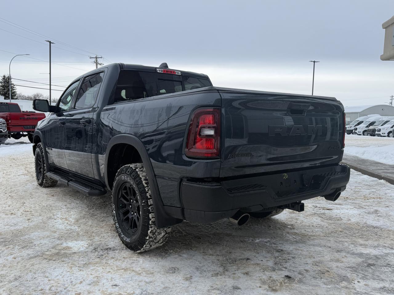 2026 Ram 1500 Rebel Crew Cab 4x4 | 3L Twin Turbo | NAV | Remote Start | Towing | Rearview Camera | Cloth Seats Redwater AB
