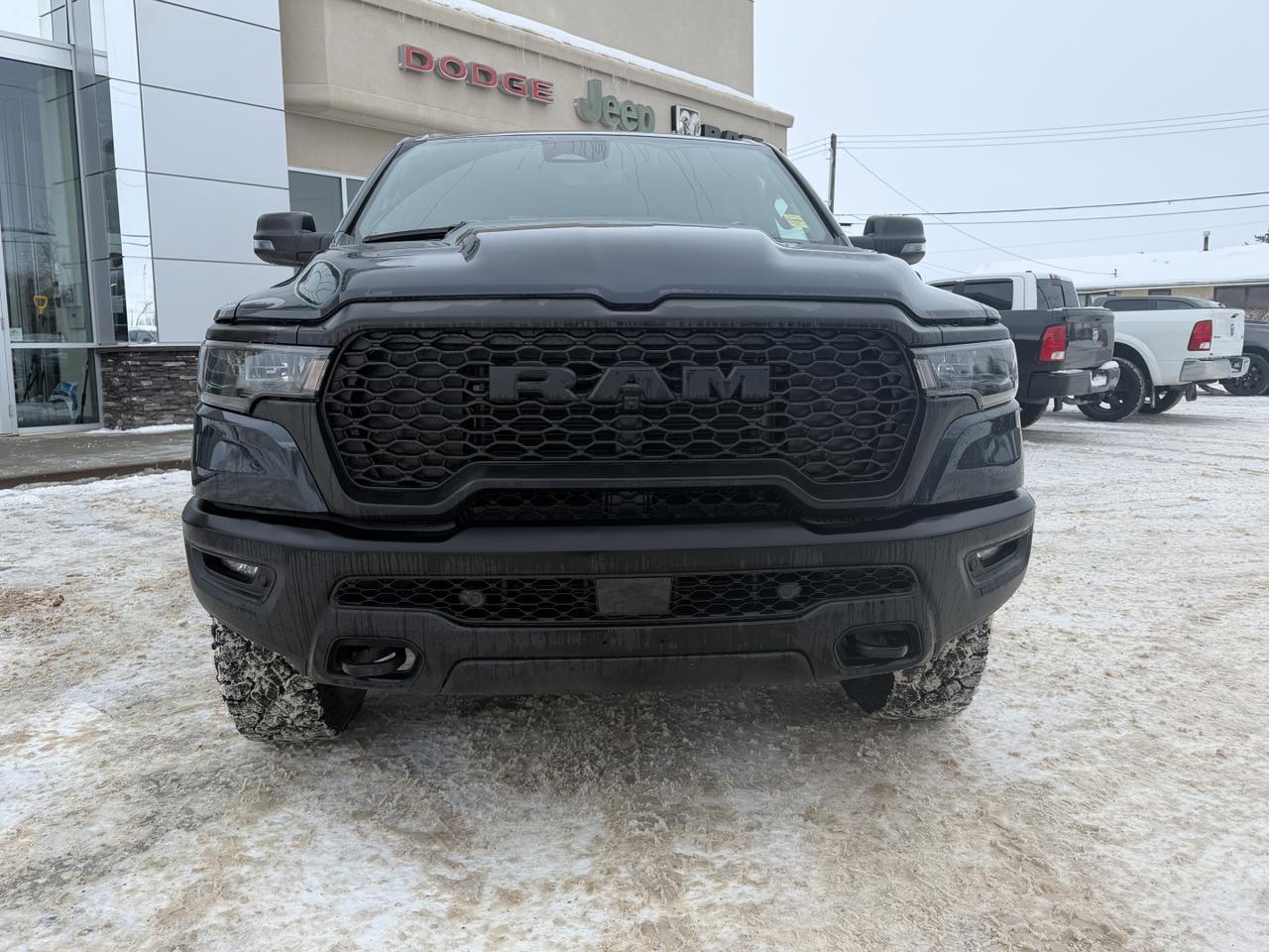 2026 Ram 1500 Rebel Crew Cab 4x4 | 3L Twin Turbo | NAV | Remote Start | Towing | Rearview Camera | Cloth Seats Redwater AB