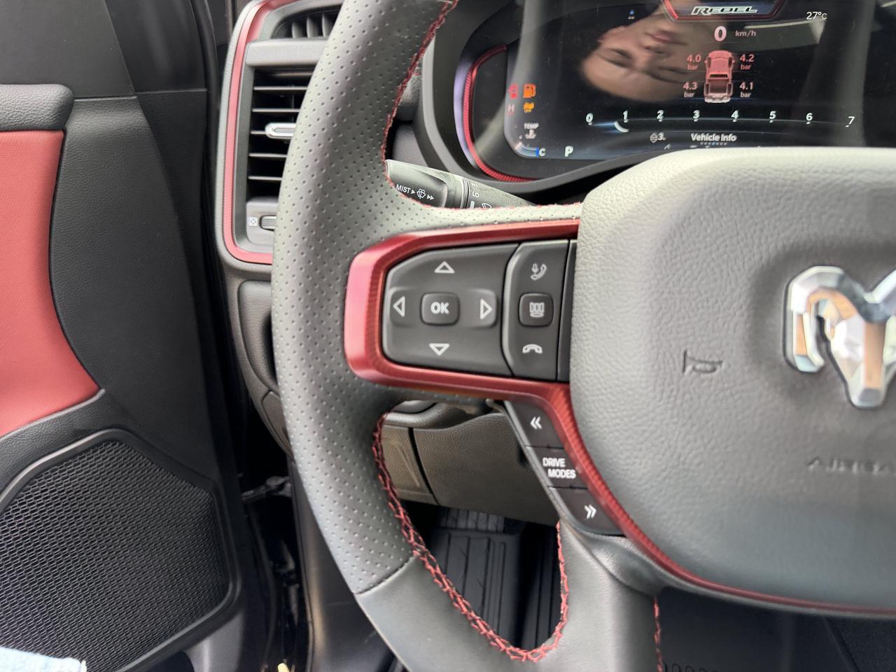 2026 Ram 1500 Rebel Crew Cab 4x4 | 3L Twin Turbo I6 | NAV | Panoramic Sunroof | Heated Vented Leather Redwater AB