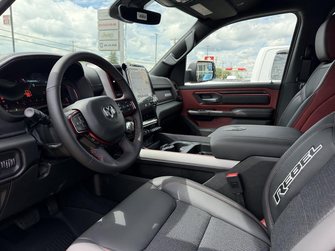 2026 Ram 1500 Rebel Crew Cab 4x4 | 3L Twin Turbo I6 | NAV | Panoramic Sunroof | Heated Vented Leather Redwater AB