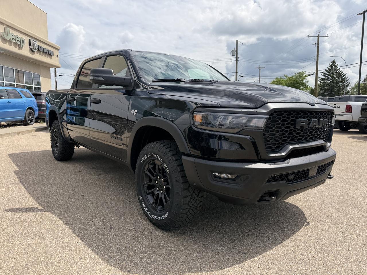 2026 Ram 1500 Rebel Crew Cab 4x4 | 3L Twin Turbo I6 | NAV | Panoramic Sunroof | Heated Vented Leather Redwater AB