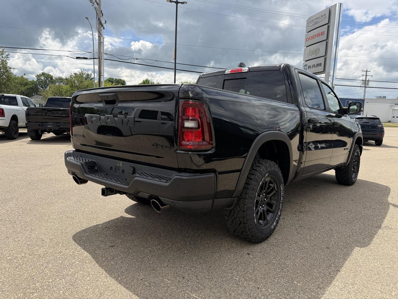 2026 Ram 1500 Rebel Crew Cab 4x4 | 3L Twin Turbo I6 | NAV | Panoramic Sunroof | Heated Vented Leather Redwater AB