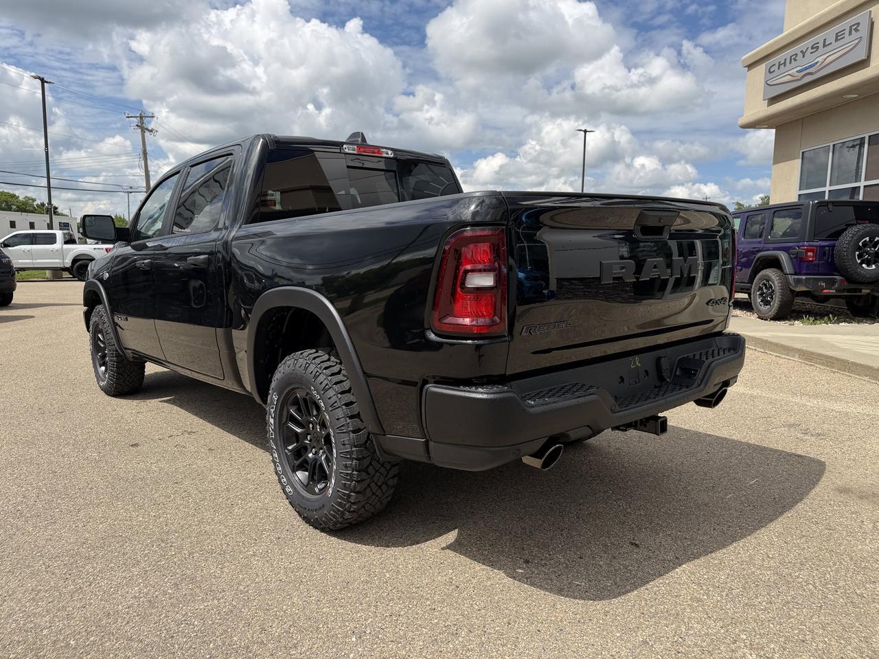 2026 Ram 1500 Rebel Crew Cab 4x4 | 3L Twin Turbo I6 | NAV | Panoramic Sunroof | Heated Vented Leather Redwater AB