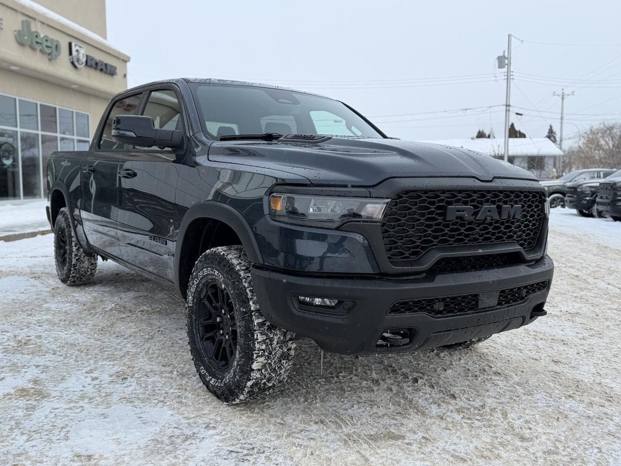 2026 Ram 1500 Rebel Crew Cab 4x4 | Forged Blue | 3L Twin Turbo | NAV | Remote Start | Backup Camera Redwater AB