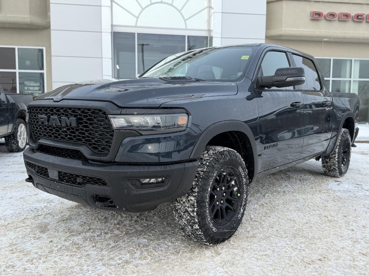 2026 Ram 1500 Rebel Crew Cab 4x4 | Forged Blue | 3L Twin Turbo | NAV | Remote Start | Backup Camera Redwater AB
