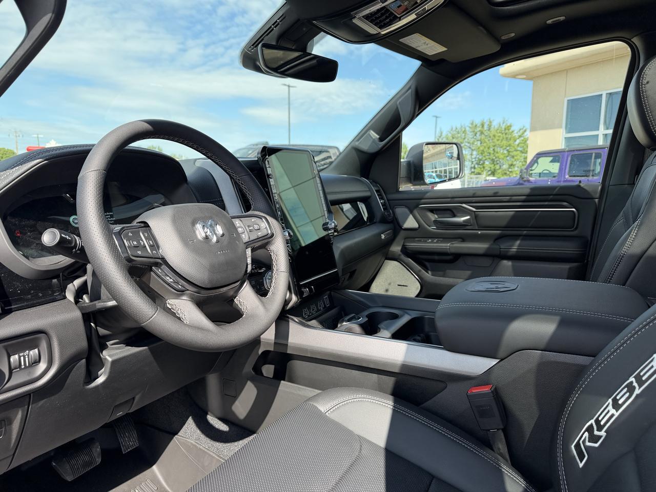 2026 Ram 1500 Rebel Crew Cab 4x4 | HEMI V8 | NAV | Pano Sunroof | Heated Vented Leather Seats | eTorque Redwater AB