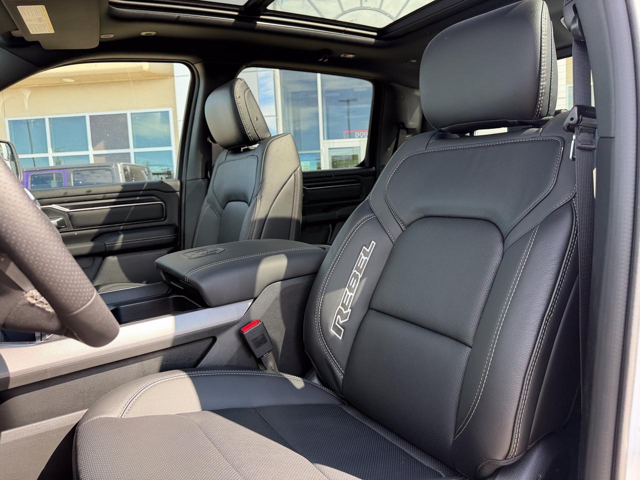2026 Ram 1500 Rebel Crew Cab 4x4 | HEMI V8 | NAV | Pano Sunroof | Heated Vented Leather Seats | eTorque Redwater AB