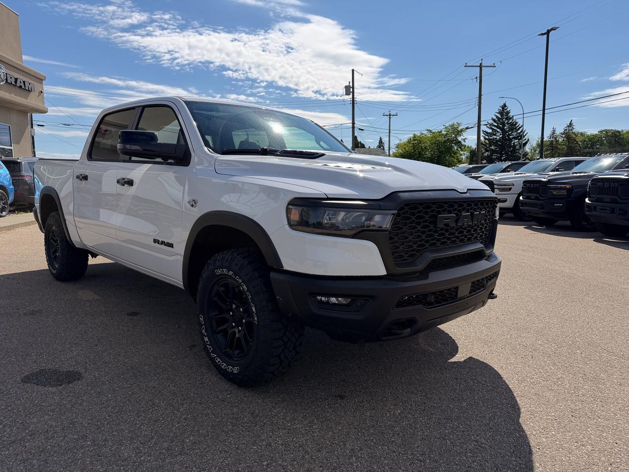 2026 Ram 1500 Rebel Crew Cab 4x4 | HEMI V8 | NAV | Pano Sunroof | Heated Vented Leather Seats | eTorque Redwater AB