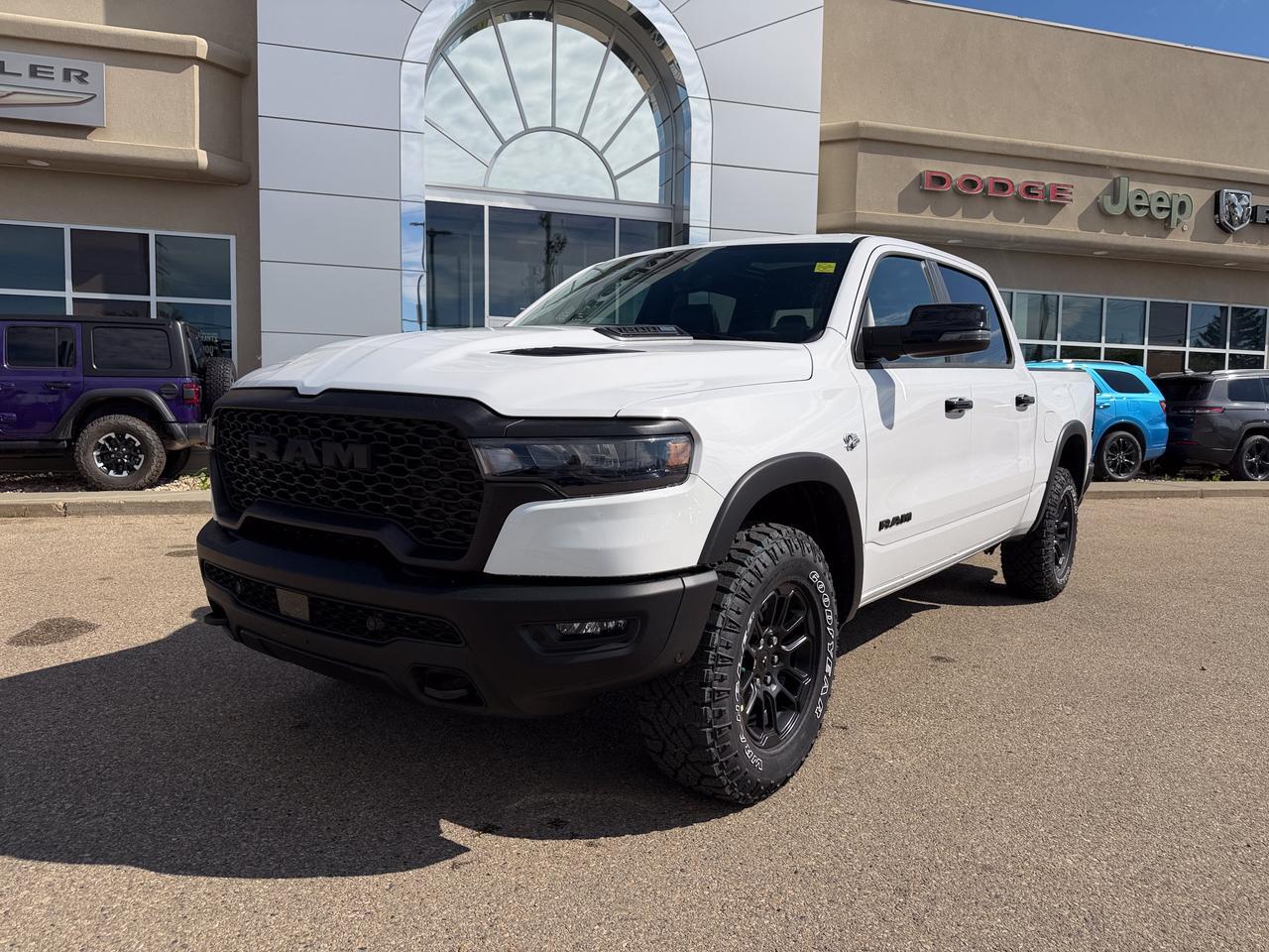 2026 Ram 1500 Rebel Crew Cab 4x4 | HEMI V8 | NAV | Pano Sunroof | Heated Vented Leather Seats | eTorque Redwater AB