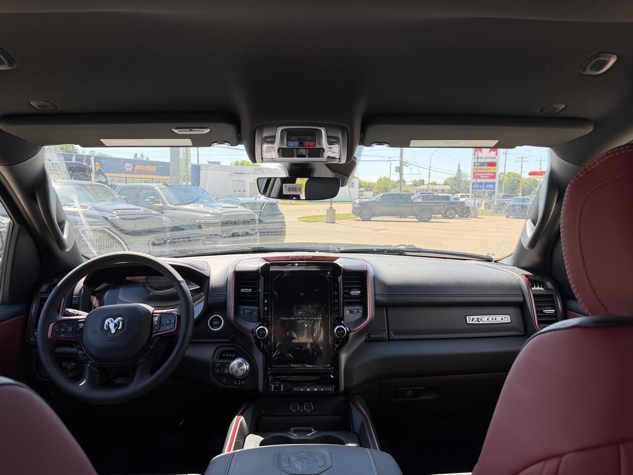 2026 Ram 1500 Rebel Crew Cab 4x4 | HEMI V8 | eTorque Hybrid | Black Red Interior | NAV | Heated Seats | Towing Redwater AB
