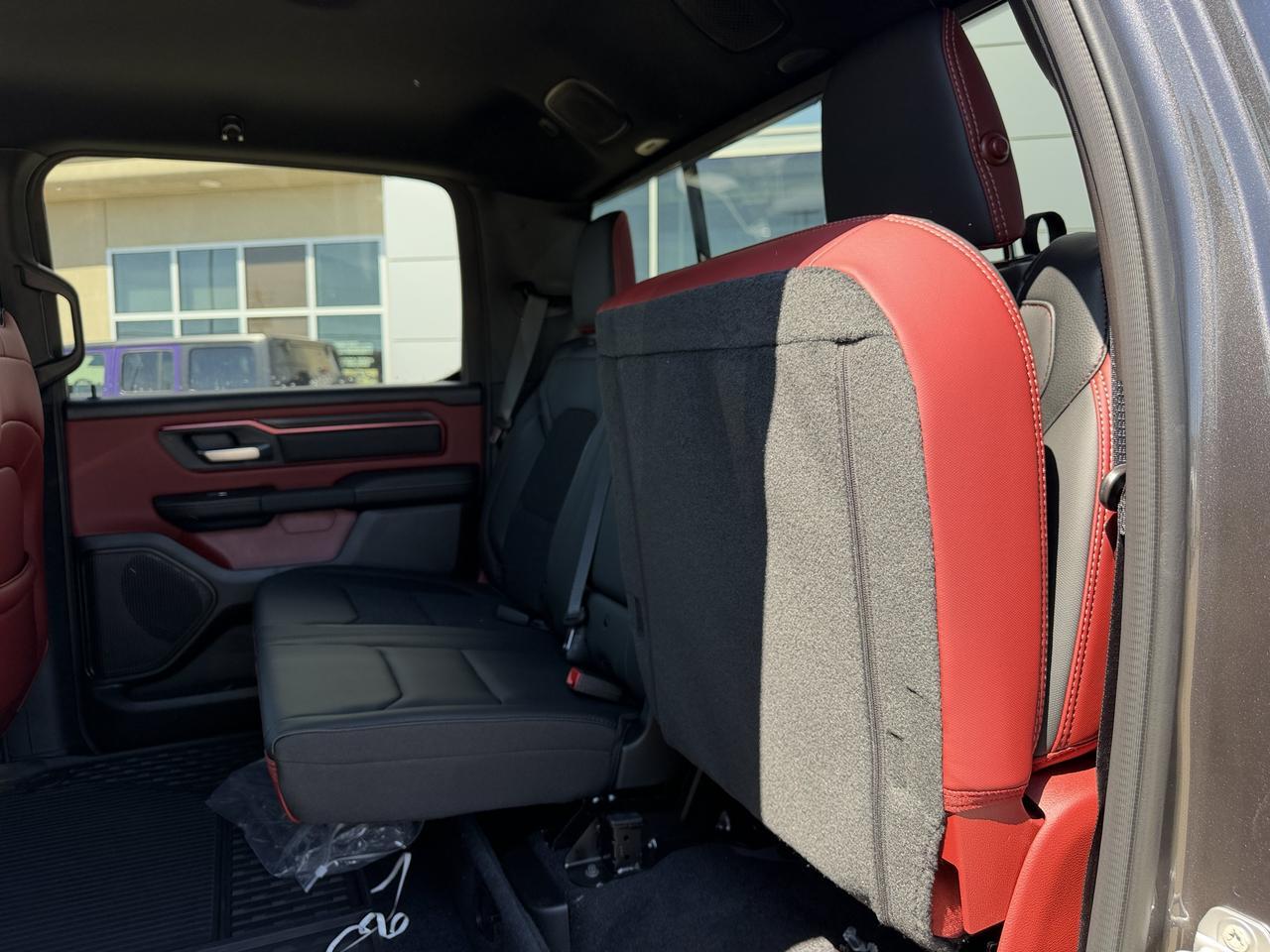 2026 Ram 1500 Rebel Crew Cab 4x4 | HEMI V8 | eTorque Hybrid | Black Red Interior | NAV | Heated Seats | Towing Redwater AB