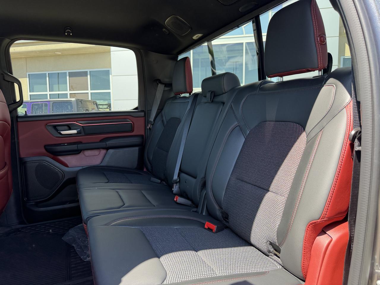 2026 Ram 1500 Rebel Crew Cab 4x4 | HEMI V8 | eTorque Hybrid | Black Red Interior | NAV | Heated Seats | Towing Redwater AB