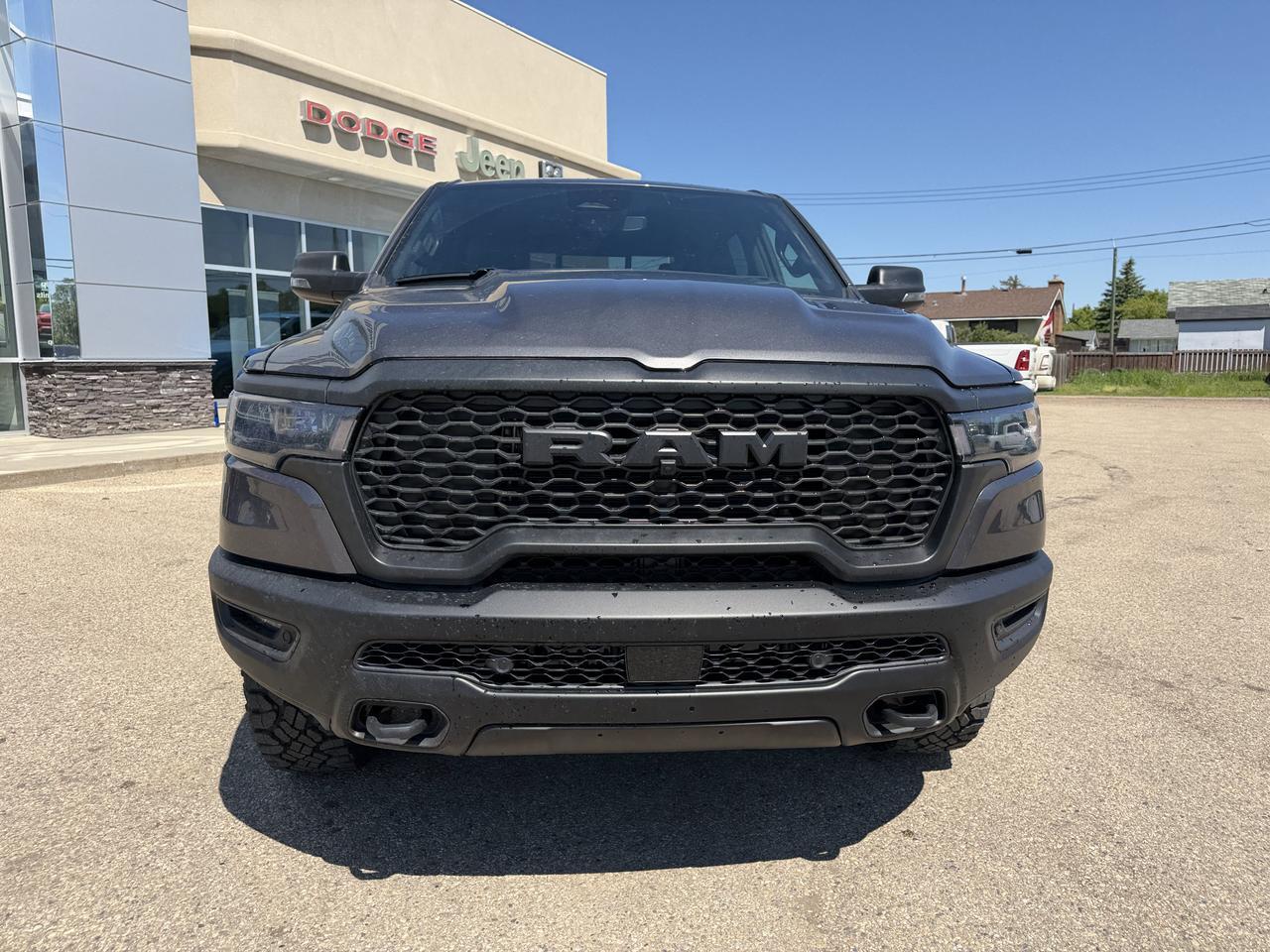 2026 Ram 1500 Rebel Crew Cab 4x4 | HEMI V8 | eTorque Hybrid | Black Red Interior | NAV | Heated Seats | Towing Redwater AB