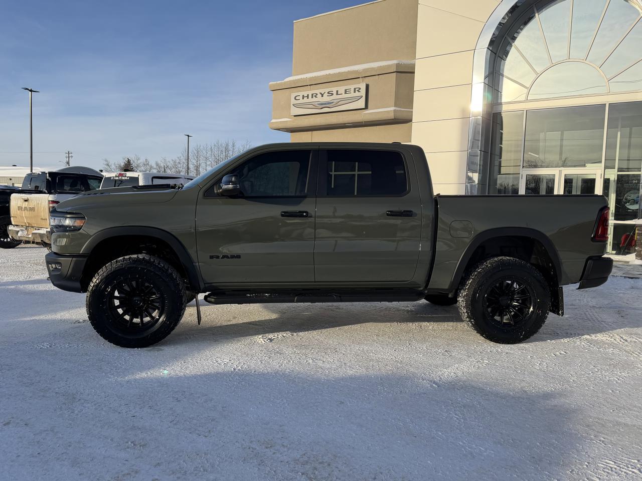 2026 Ram 1500 Rebel Crew Cab 4x4 | Rig Ready RAM - Shake n Bake | 3.5in ReadyLift | Fuel Piston Wheels Redwater AB