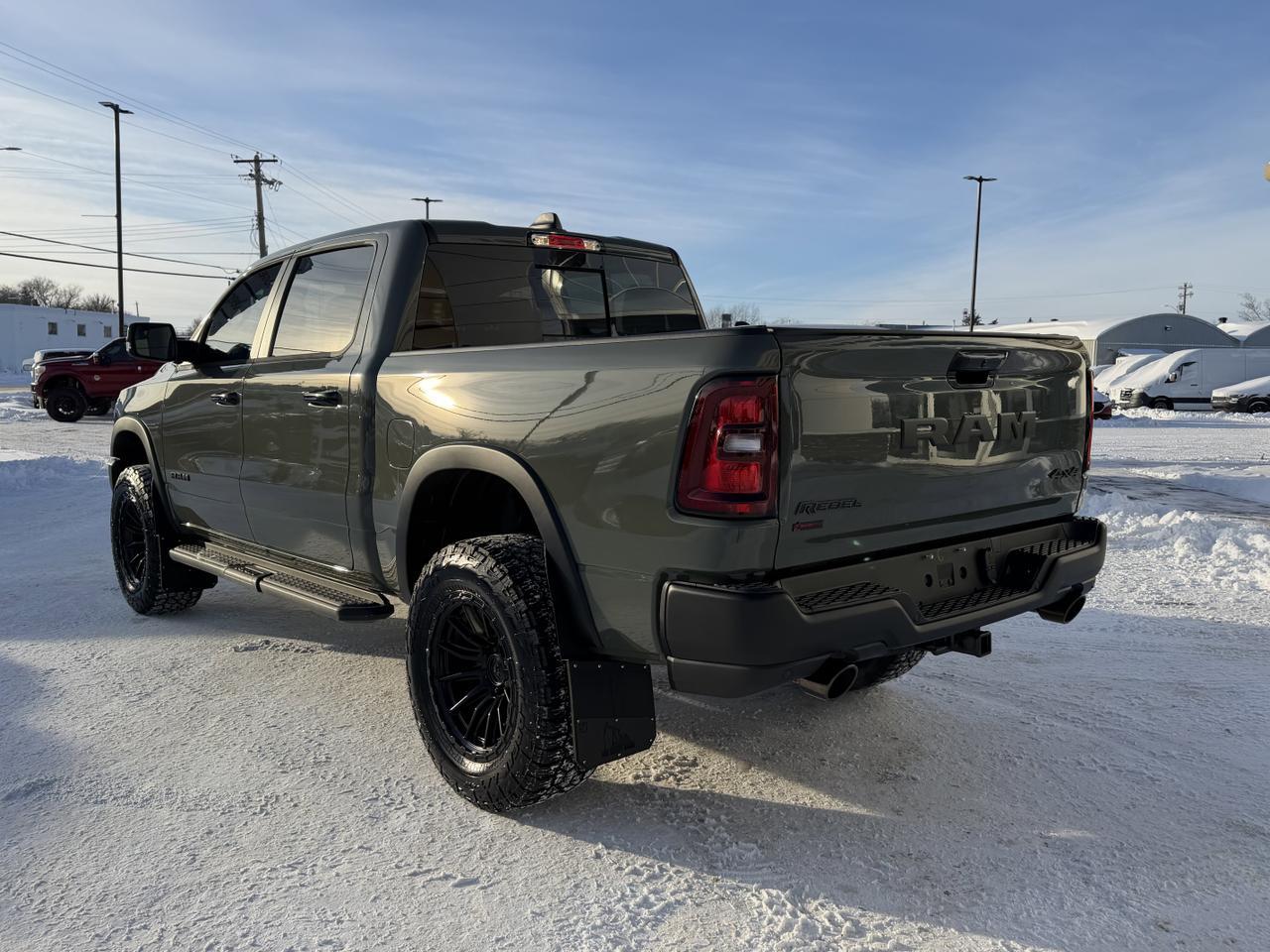 2026 Ram 1500 Rebel Crew Cab 4x4 | Rig Ready RAM - Shake n Bake | 3.5in ReadyLift | Fuel Piston Wheels Redwater AB