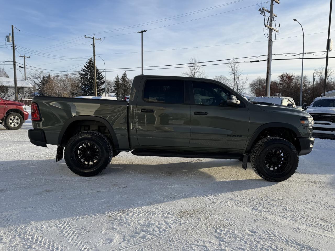 2026 Ram 1500 Rebel Crew Cab 4x4 | Rig Ready RAM - Shake n Bake | 3.5in ReadyLift | Fuel Piston Wheels Redwater AB