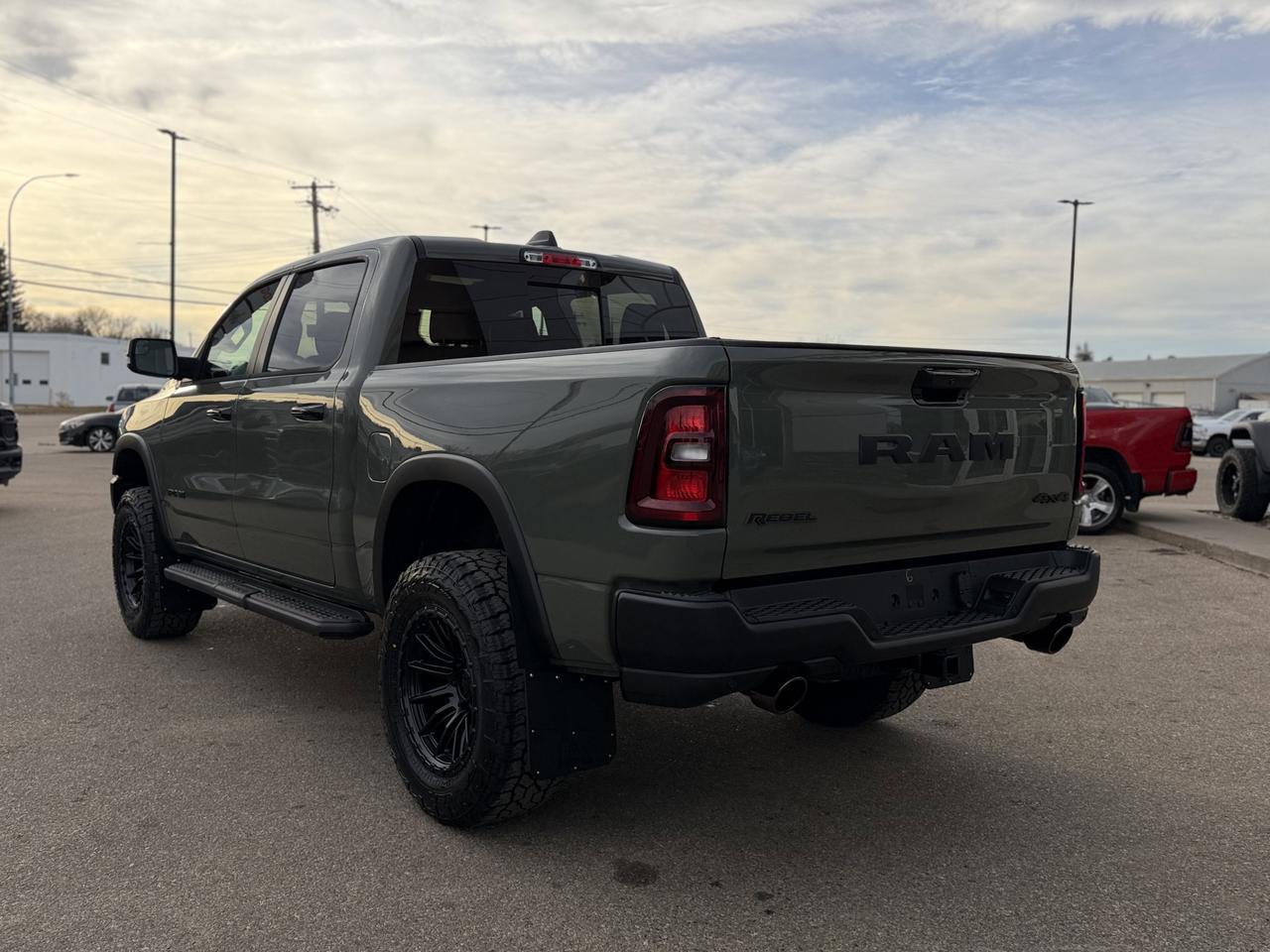 2026 Ram 1500 Rebel Crew Cab 4x4 | Rig Ready RAM - Shake n Bake | Leather | Pano Sunroof | NAV | Heated Vented Sea Redwater AB