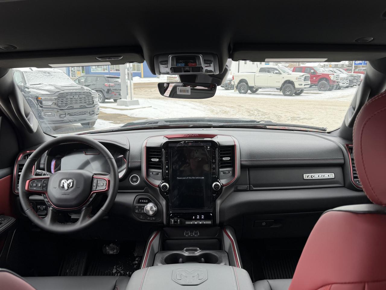 2026 Ram 1500 Rebel Crew Cab 4x4 | Rig Ready Ram | 3L Hurricane | Sport Hood | NAV | Alpine Audio | Remote Start Redwater AB