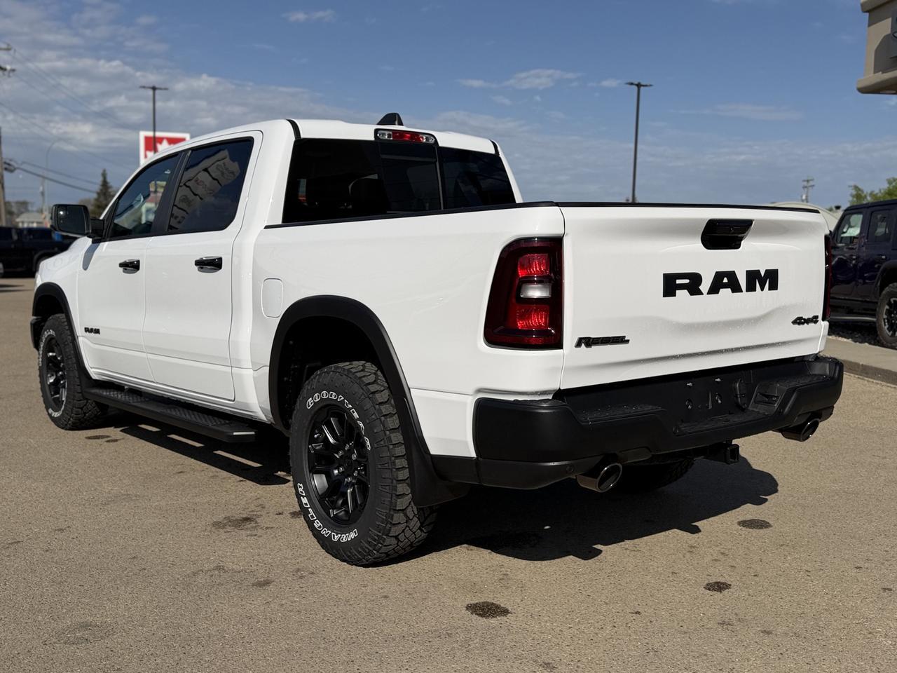 2026 Ram 1500 Rebel Crew Cab 4x4 | Rig Ready Ram | 3L Twin Turbo | Pano Sunroof | Leather | Heated Vented Seats Redwater AB
