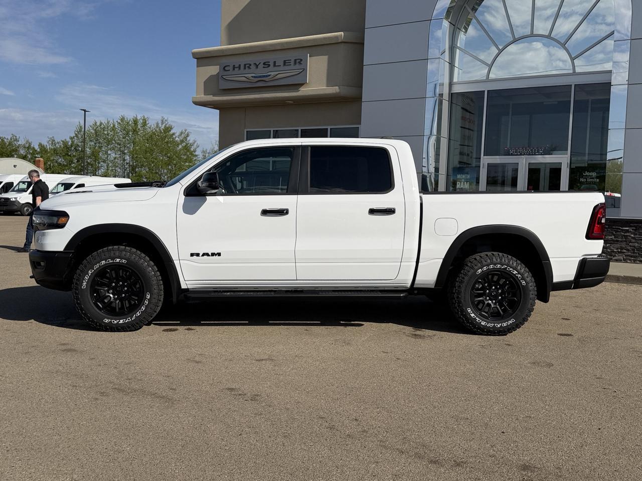 2026 Ram 1500 Rebel Crew Cab 4x4 | Rig Ready Ram | 3L Twin Turbo | Pano Sunroof | Leather | Heated Vented Seats Redwater AB