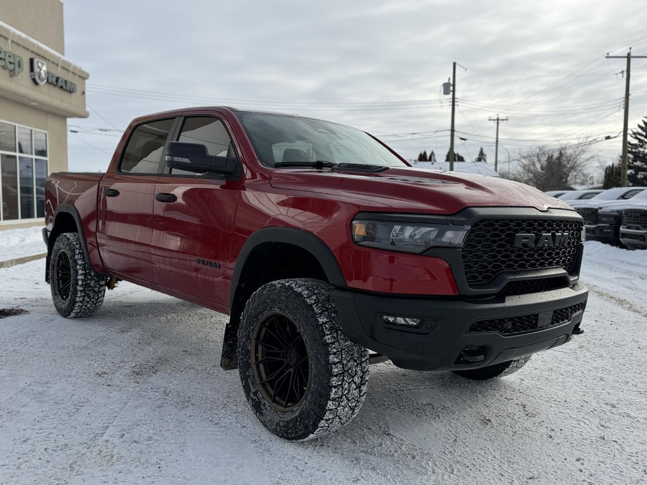 2026 Ram 1500 Rebel Crew Cab 4x4 | Rig Ready Ram | FLASH GORDON | 2.5" Ready Lift  | 20" Fuel Wheels | 35" Tire Redwater AB