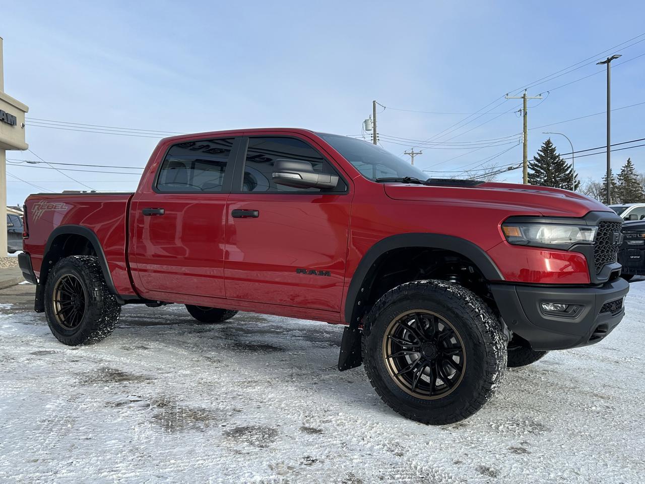 2026 Ram 1500 Rebel Crew Cab 4x4 | Rig Ready Ram | FLASH GORDON | 2.5" Ready Lift  | 20" Fuel Wheels | 35" Tire Redwater AB