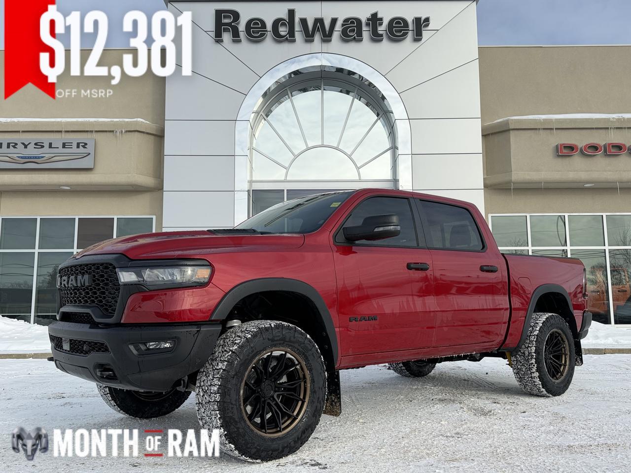 2026 Ram 1500 Rebel Crew Cab 4x4 | Rig Ready Ram | FLASH GORDON | 2.5" Ready Lift  | 20" Fuel Wheels | 35" Tire