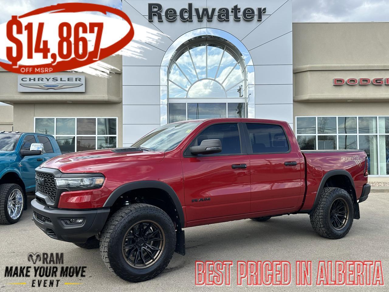 2026 Ram 1500 Rebel Crew Cab 4x4 | Rig Ready Ram | FLASH GORDON | 2.5" Ready Lift  | 20" Fuel Wheels | 35" Tire