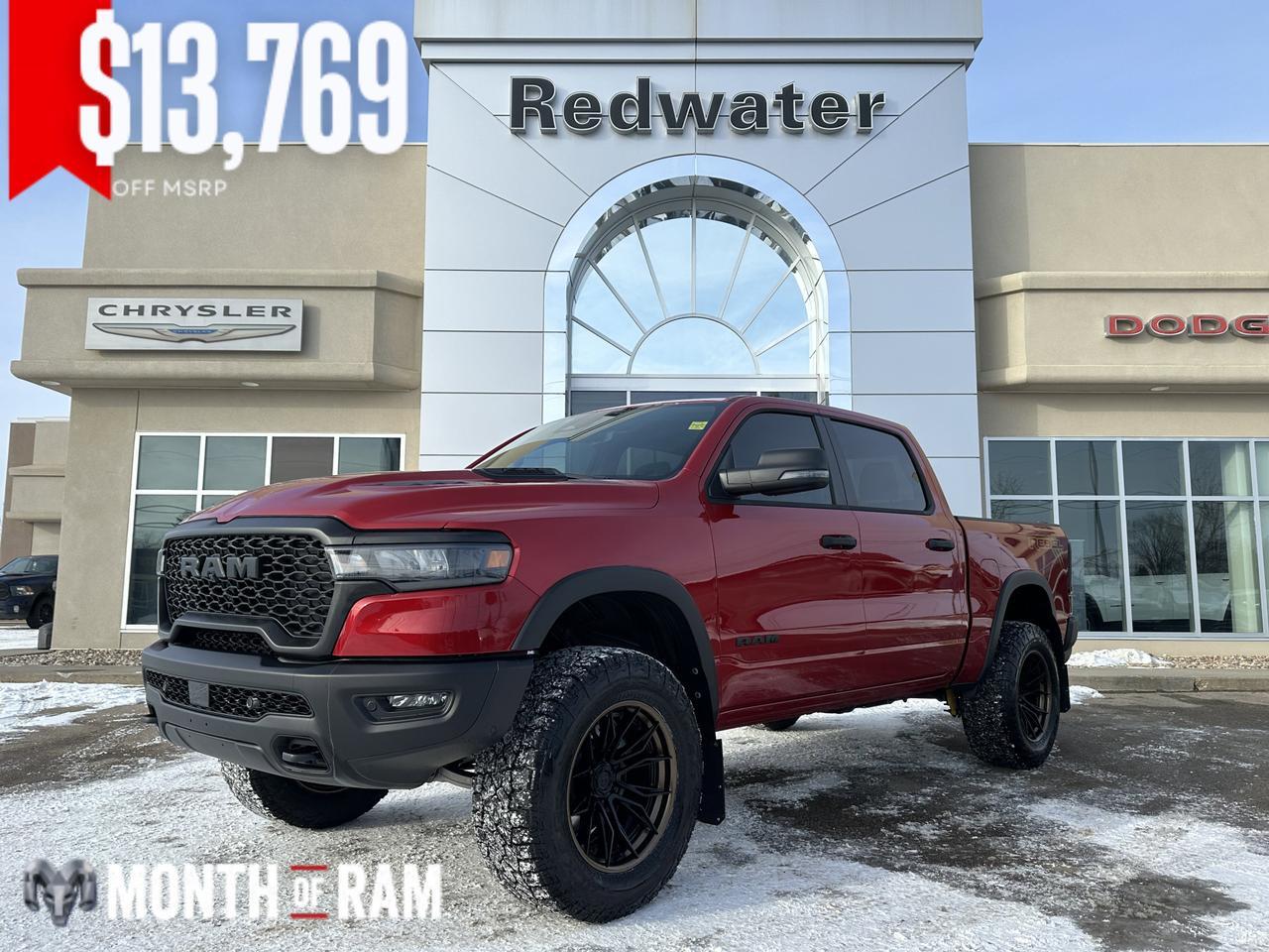 2026 Ram 1500 Rebel Crew Cab 4x4 | Rig Ready Ram | FLASH GORDON | 2.5" Ready Lift  | 20" Fuel Wheels | 35" Tire