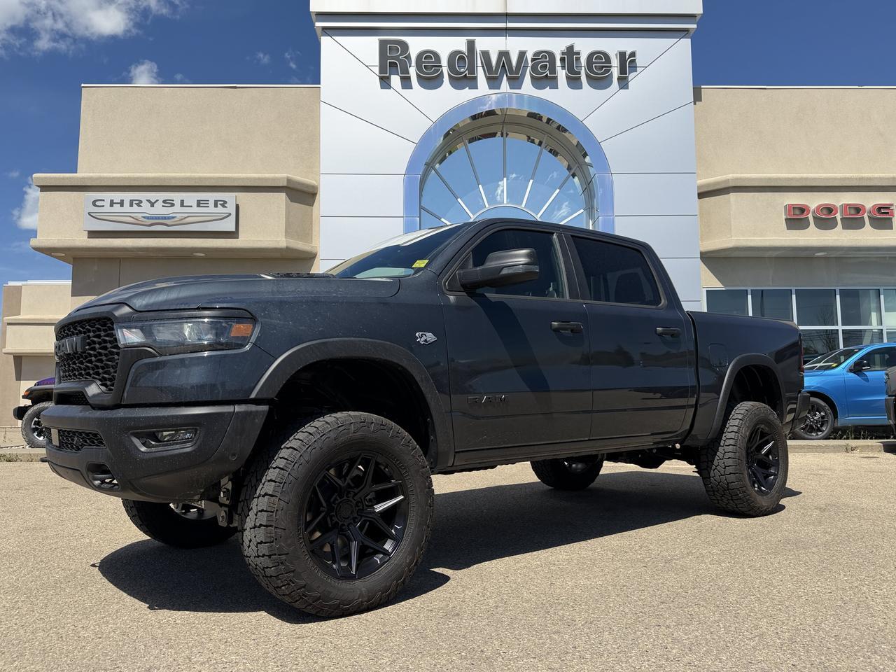 2026 Ram 1500 Rebel Crew Cab 4x4 | Rig Ready Ram | Forged Blue | NAV | Heated Seats | Remote Start | Towing