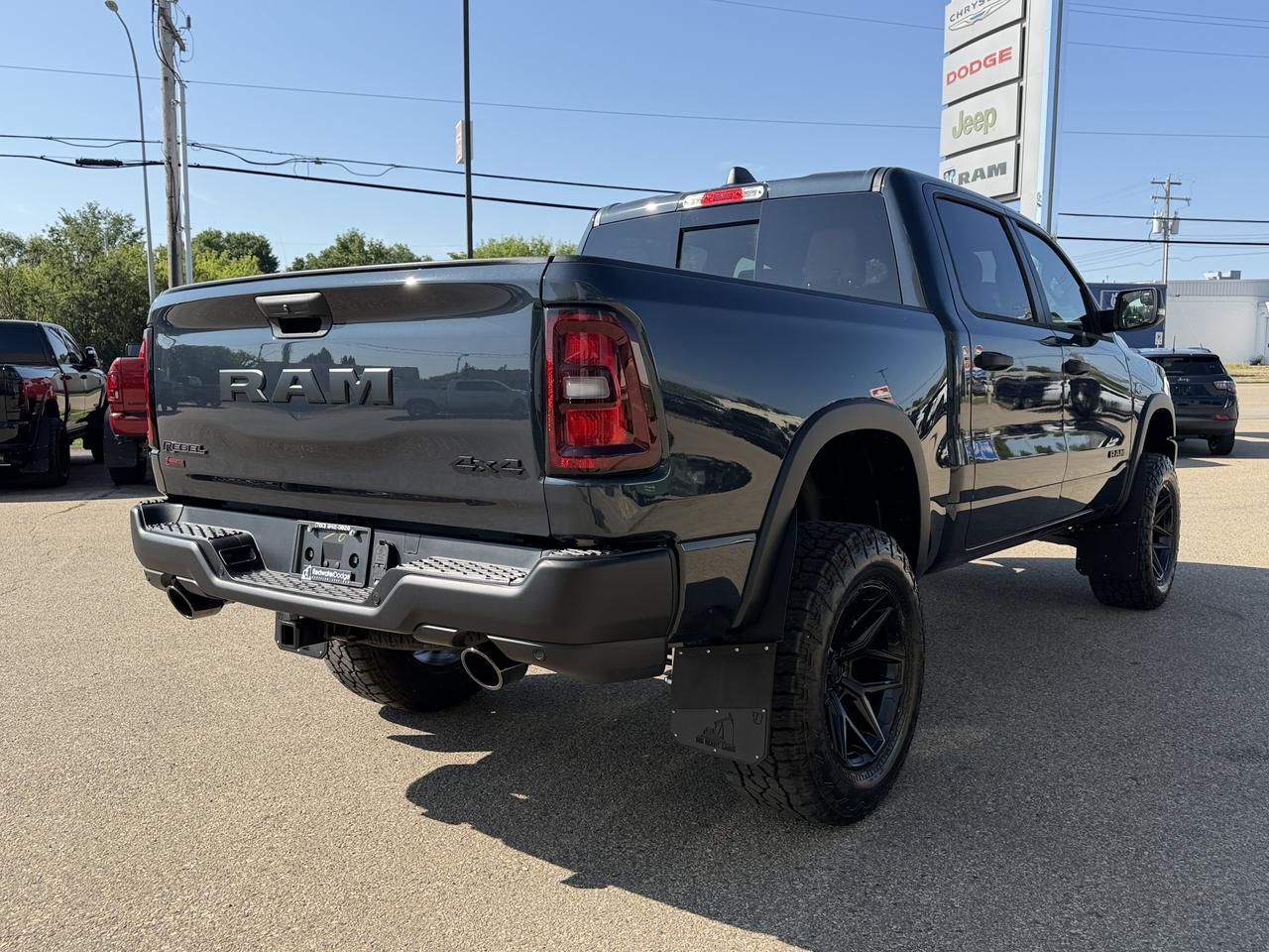 2026 Ram 1500 Rebel Crew Cab 4x4 | Rig Ready Ram | PATRICK | Hemi | 6" Lift Kit | 20" Rims | 35" Tires Redwater AB